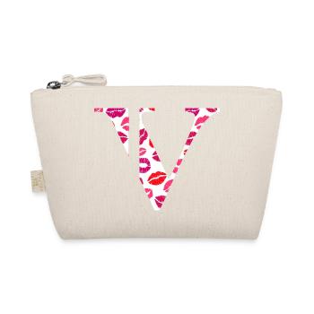 Lettre v bisous - Trousse biologique - nature - Devant