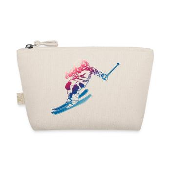 Skieurs vintage - Trousse biologique - nature - Devant