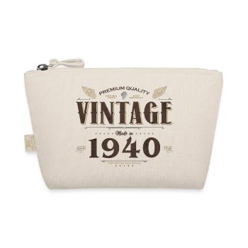 84 Years Old Vintage 1940 Limited Edition 84th Bir - Organic Pouch - nature - Front