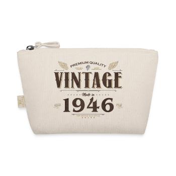 78 Years Old Vintage 1946 Limited Edition 78th - Organic Pouch - nature - Front