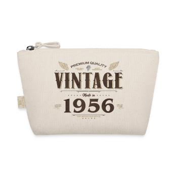 68 Years Old Vintage 1956 Limited Edition 68th - Organic Pouch - nature - Front