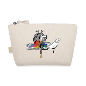 Coeur accepté en couleur - Trousse biologique - nature - Devant