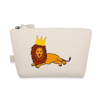 Lion with Crown King Majestic - Organic Pouch - nature - Front