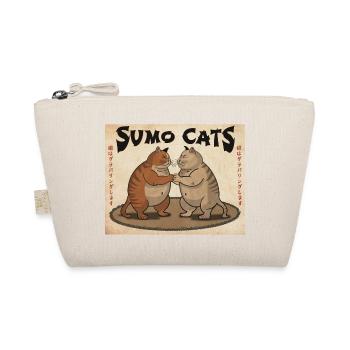 Chats de sumo (vintage) - Trousse biologique - nature - Devant