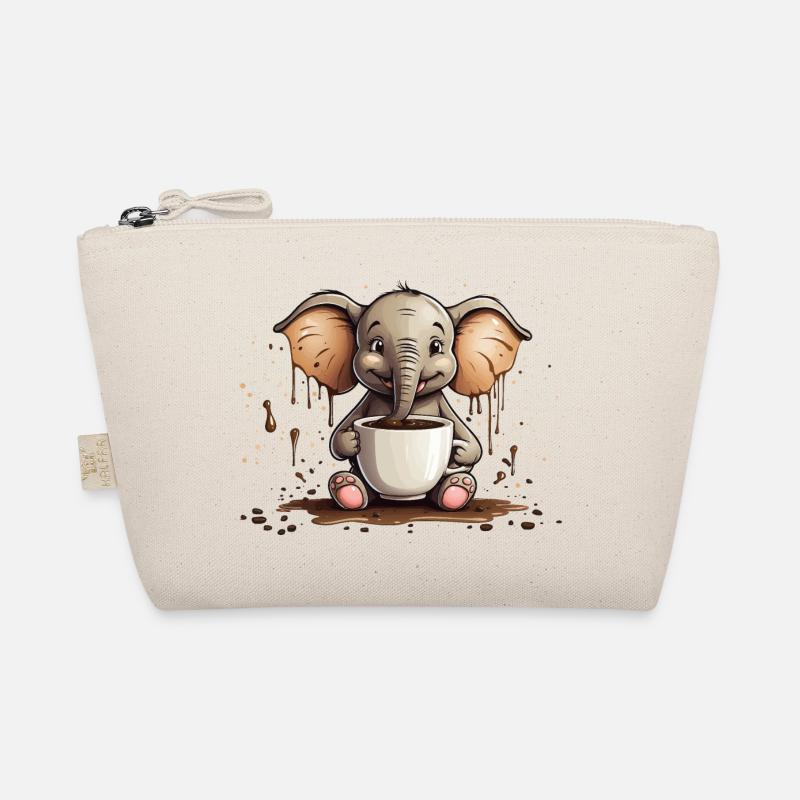 KAFFEETASSE ELEFANT KAFFEE Bio-Täschchen