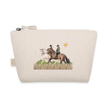 Balade à cheval avec un ami. - Trousse biologique - nature - Devant