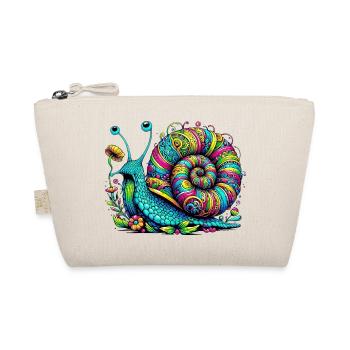 Schnecke - Bio-Täschchen - Natur - Vorne
