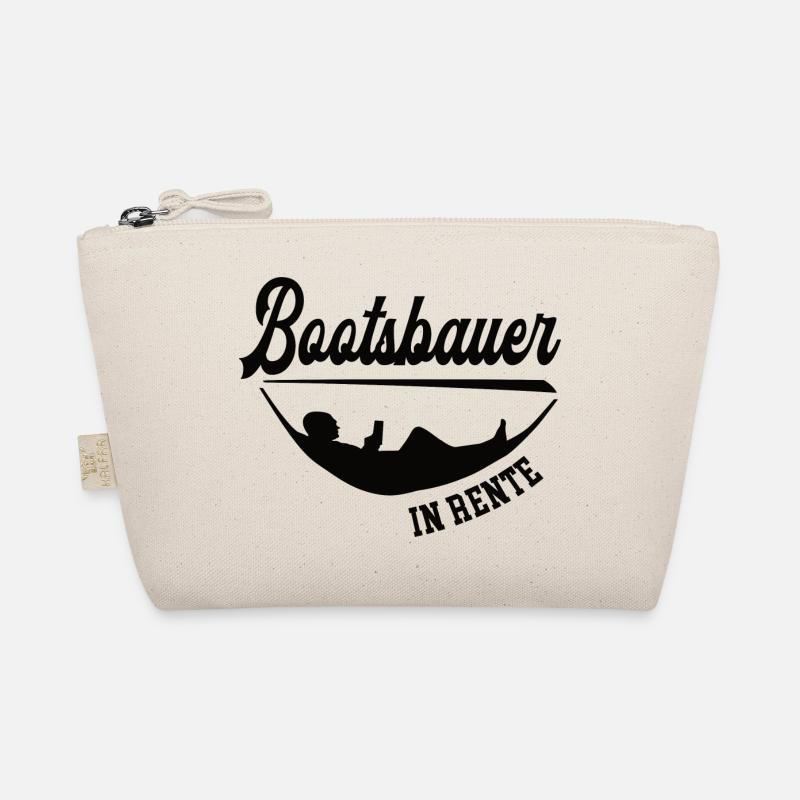 Bootsbauer in Rente Rentenbeginn Schiffsbauer Chef Bio-Täschchen