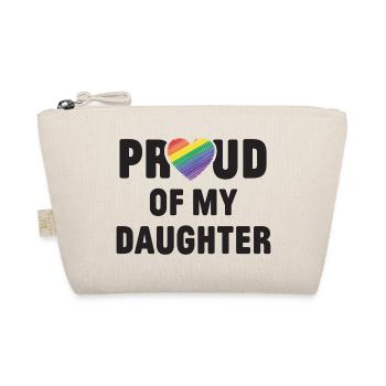 LGBT Pride Month - Proud of my Daughter - Organic Pouch - nature - Front