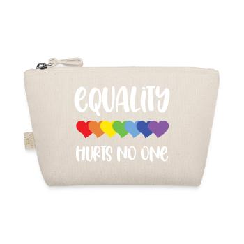 LGBT Pride Month - Gleichberechtigung tut niemandem weh - Bio-Täschchen - Natur - Vorne