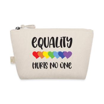 LGBT Pride Month - Gleichberechtigung tut niemandem weh - Bio-Täschchen - Natur - Vorne