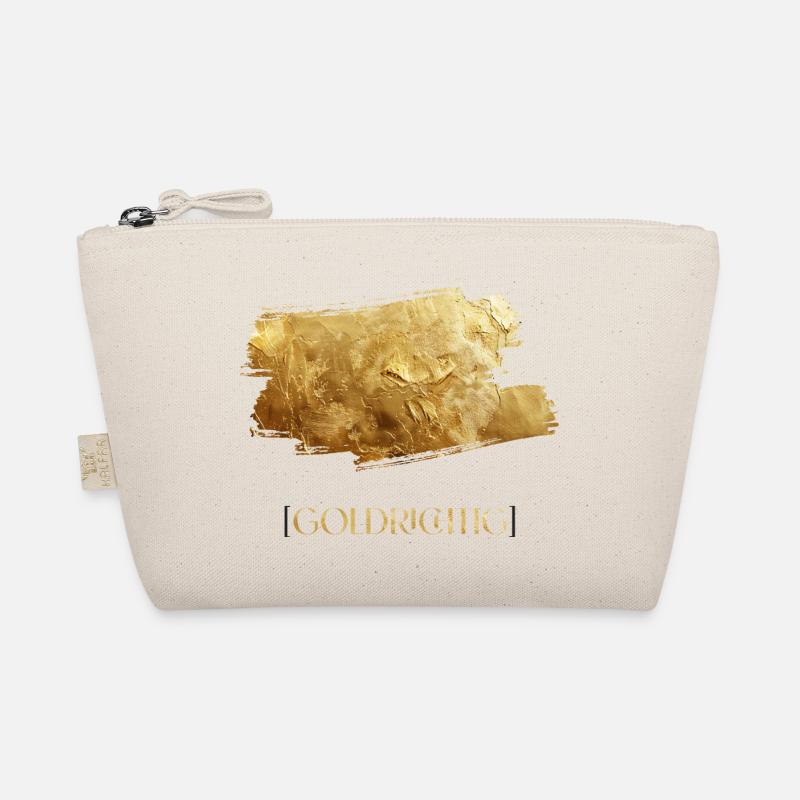 Goldrichtig - Bio-Täschchen - Natur