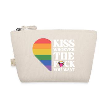 LGBT Pride Month - Küsse, wen du willst - Bio-Täschchen - Natur - Vorne
