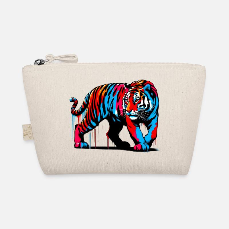 Tiger - Bio-Täschchen - Natur