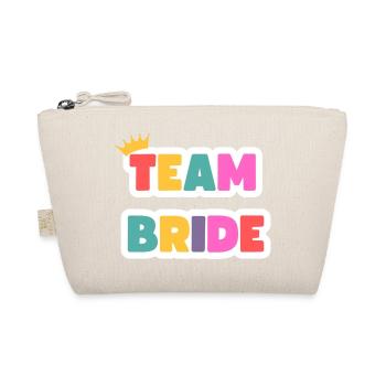 Équipe Bride ! Personnalisable - Trousse biologique - nature - Devant