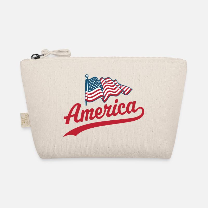 Amerika Flagge Bio-Täschchen
