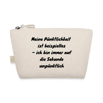 Selbstironische Sprüche - Bio-Täschchen - Natur - Vorne