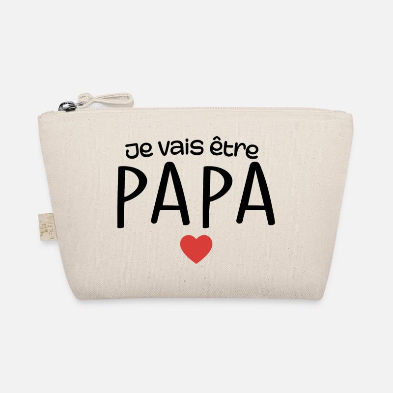 Ich werde Vater sein - Papa wird Vater - Papa Geschenk Bio-Täschchen