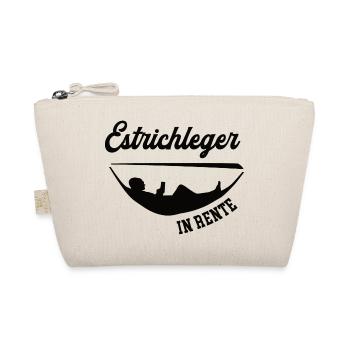 Estrichleger in Rente Rentenbeginn Bodenleger Chef - Bio-Täschchen - Natur - Vorne