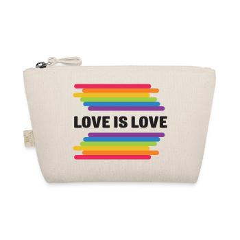 Mois de la fierté LGBT - Love is Love - Trousse biologique - nature - Devant