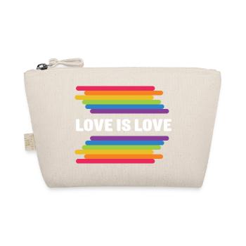 Mois de la fierté LGBT - Love is Love - Trousse biologique - nature - Devant
