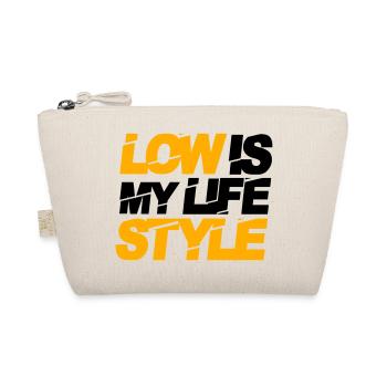 low is my lifestyle - Bio-Täschchen - Natur - Vorne