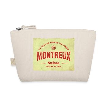 Montreux Vintage City Stamp - Organic Pouch - nature - Front