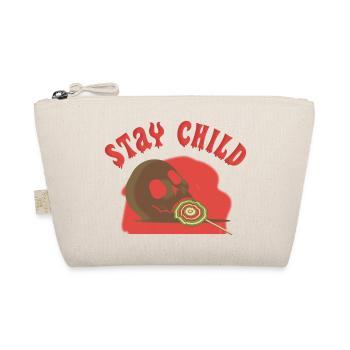 Remain a child - Organic Pouch - nature - Front