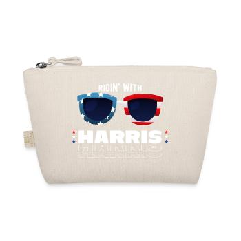 Ridin' With Harris 2024 - Organic Pouch - nature - Front