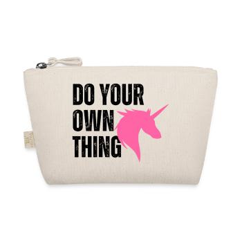 Do your own thing - Bio-Täschchen - Natur - Vorne
