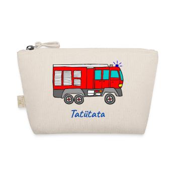 Feuerwehr Feuerwehrauto Tatütata Kinderfeuerwehr - Bio-Täschchen - Natur - Vorne
