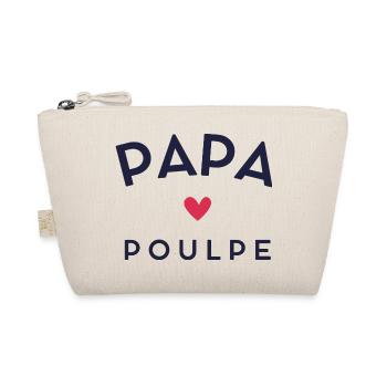 PAPA POULPE coeur 2 - Trousse biologique - nature - Devant