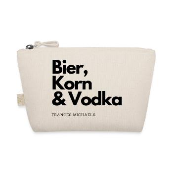 Bier, Korn & Vodka - Bio-Täschchen - Natur - Vorne