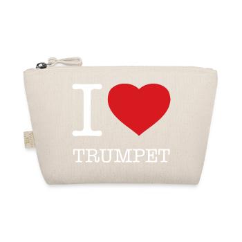 I LOVE TRUMPET - Bio-Täschchen - Natur - Vorne