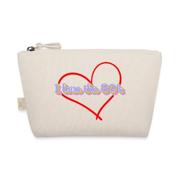 I love the 80's - Organic Pouch - nature - Front