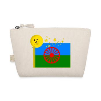 Roma Flagge - Bio-Täschchen - Natur - Vorne
