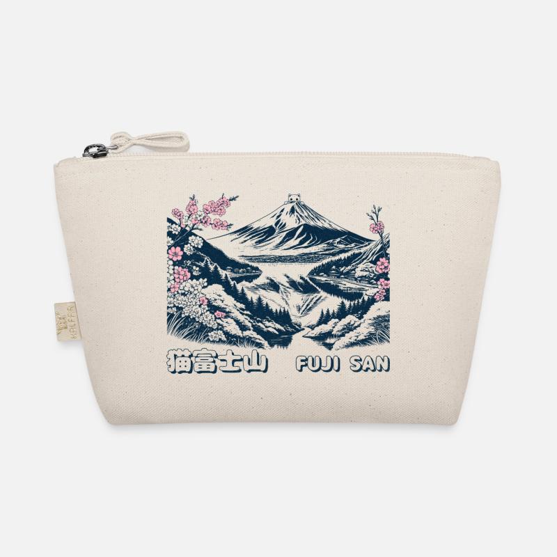 Neko Fuji San Kätzchen - Bio-Täschchen - Natur
