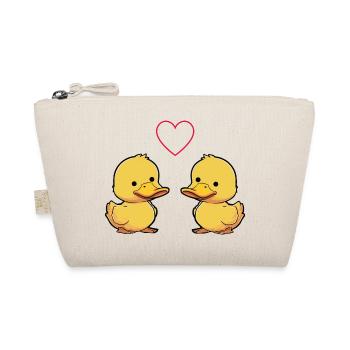 Duck Duck Love - Organic Pouch - nature - Front