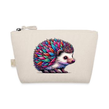 Hedgehog - Organic Pouch - nature - Front