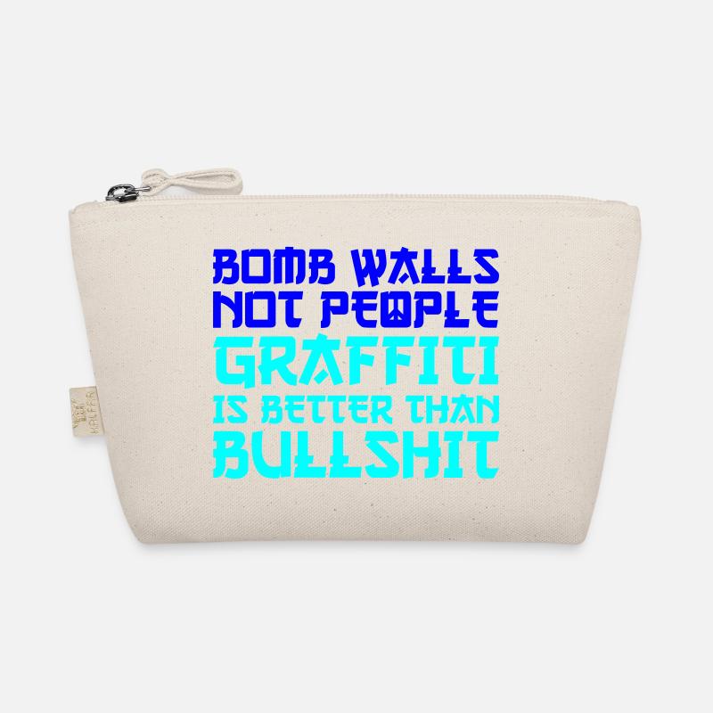 Peace Graffiti Organic Pouch