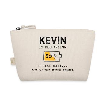 Kevin Funny Name Sarcastic Funny Gifts - Organic Pouch - nature - Front