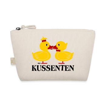 Die KüssEnten (Enten) - Bio-Täschchen - Natur - Vorne