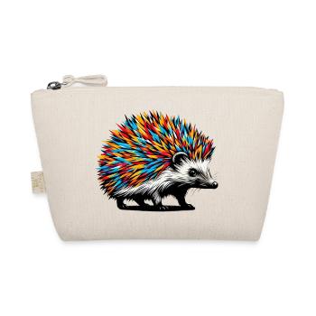 Hedgehog - Organic Pouch - nature - Front