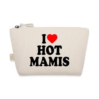 I love hot mamis - Bio-Täschchen - Natur - Vorne