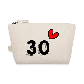 30. 30 JAHRE. 30-JÄHRIGES JUBILÄUM. 30-JÄHRIGES JUBILÄUM. - Bio-Täschchen - Natur - Vorne
