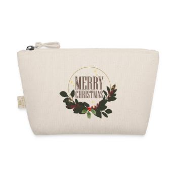 Merry Christmas 1 - Bio-Täschchen - Natur - Vorne
