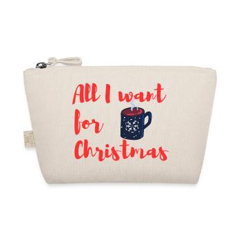 All I want for Christmas Glühwein - Bio-Täschchen - Natur - Vorne