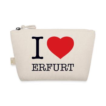 I LOVE ERFURT - Organic Pouch - nature - Front
