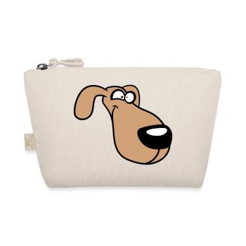 Visage de chien Drôle Idiot Drôle Folle Bande dessinée - Trousse biologique - nature - Devant