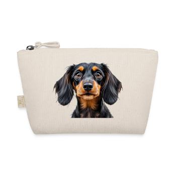 Dachshund dog portrait loyal pets animals snout - Bio-Täschchen - Natur - Vorne